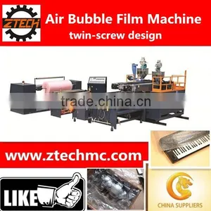 Automatic 2-layer PE Air Bubble Film Making Machine Twin Screw thumbnail-1