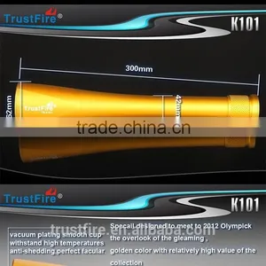 TrustFire TR-K101 3000 Lumen 3*XM-L 2 5-mode Memory Golden Led Flashlight thumbnail-5