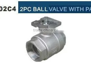 2PC BALL VALVE WITH ISO 5211 MOUNTING PAD thumbnail-2