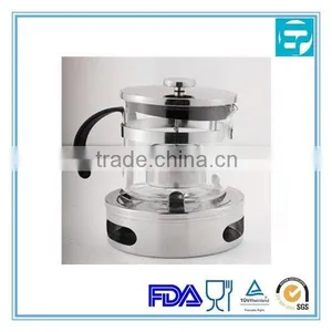 750ml Borosilicate Glass Stove Pot With Filter thumbnail-1