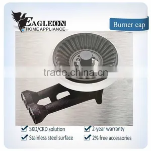 Steel Burner Cap China Burner Gas Hob/stove/fire Cover Black and White thumbnail-1