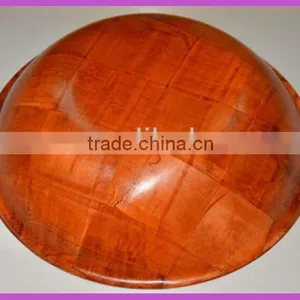 Olive Wood Made,Brown Salad Bowl,Wooden Bowl thumbnail-3
