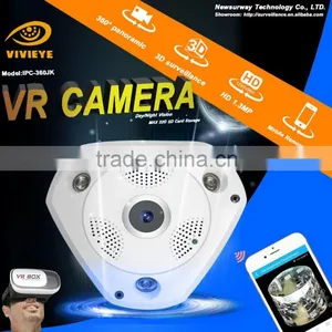 360 Degree Panoramic CCTV 3D VR Fisheye IP Camera thumbnail-2