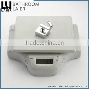 Promotional Direct Marketing Factory Zinc Alloy Chrome Finishing Bathroom Sanitary Items Wall Mounted Double Robe Hook thumbnail-5