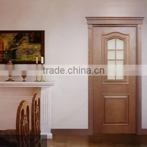 Country Style Glued Laminated Timber Classic Solid Interior Wood Doors Mdf Doors Pvc Doors thumbnail-1