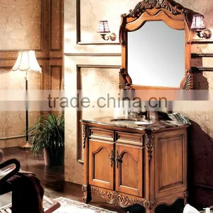 North American Bathroom Vanity Hot Sell Modern Marble Top Wooden Bathroom Vanity WTS231 thumbnail-3