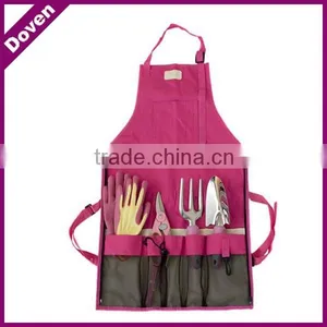 High Quality Hot Sale Kitchen Apron With Many Pockets thumbnail-1