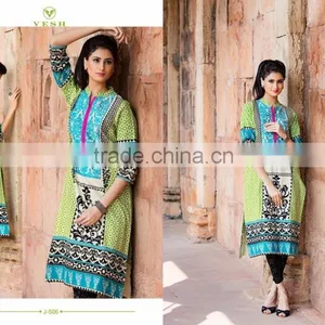 Indian Stylish Long Sleeve Kurtis thumbnail-4