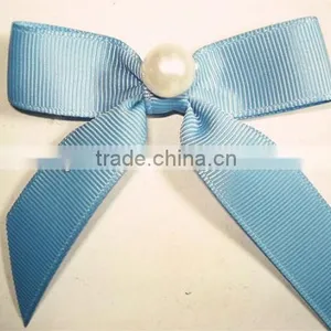 Satin Ribbon Handmade Artificial Fabric Flowers for Dresses thumbnail-1