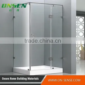 Square Safe Tempered Glass Hinged Door Shower Enclosure thumbnail-4