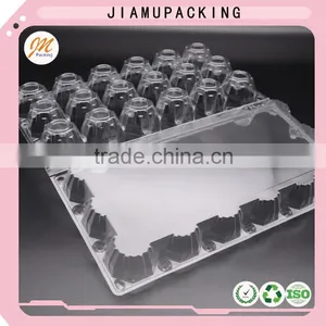 Wholesale 18 Hole PET Plastic Transparent Egg Tray thumbnail-2
