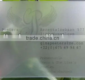 Trasparent Plastic Business Card thumbnail-1