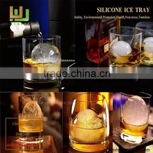 FDA Silicone Ice Ball Maker Mold and Ice Cream Tools Type Ice Tray With Cover thumbnail-3