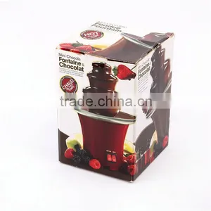 New Mini Chocolate Fountain CF-17 Household 3-Tier Choco Tree EU Standard Small Chocolate Fountain Machine for Home thumbnail-4