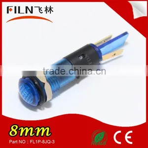 IP67 Waterproof Buzzer Plastic 8mm 230v Red White Green Blue Yellow Led Tail Light thumbnail-4