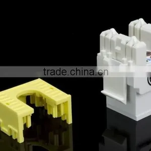 Cat 6A UL 180 Degree UTP 8P8C Connector Modular Keystone Jacks thumbnail-5