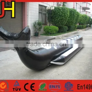2016 Hot Summer Water Park Inflatable Whale Banana Boat For Sale thumbnail-6
