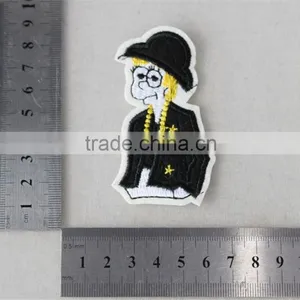 Funny Design Jeans Patches Custom Patch Sew on Patches Custom Embroidery Patch for School Uniform thumbnail-5
