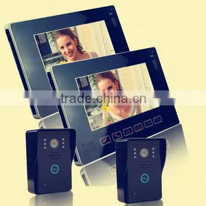 2.4GHz Wireless Ultra-slim Full-touch Screen Water and Oxidation Proof Tcp/ip Video Door Phone thumbnail-1