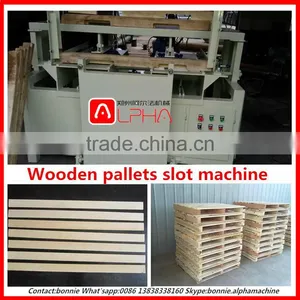 High Quality Single Slot Wood Pallet Notching Machine thumbnail-3
