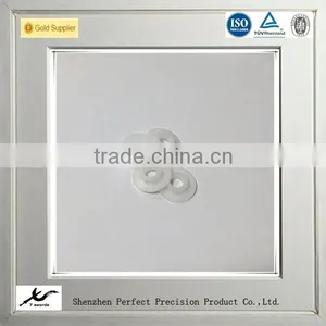 White Plastic PTFE Gasket CNC Machined Parts With Turning Service thumbnail-1