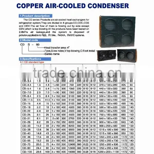 CD-S-80 COPPER AIR-COOLED CONDENSER thumbnail-1
