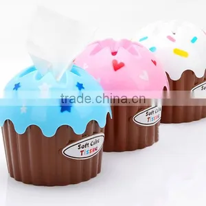 Decorative Plastic Tissue Box for Rolls Tissue thumbnail-4