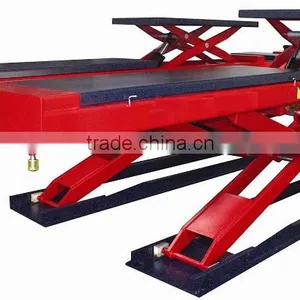 4.5T Capacity Car Scissor Alignment Lift With Rubber Pads For Protection thumbnail-4