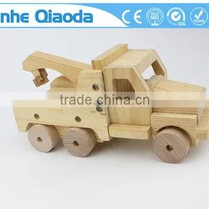 Puzzles Crane 3D Woodcraft Kit Assemble Paint DIY Toys for Kids Adults the Best Birthday Gift thumbnail-2