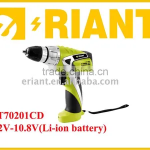 New Design! Popular Item Professional 7.2V / 10.8V Li-ion Battery Cordless Drill thumbnail-1