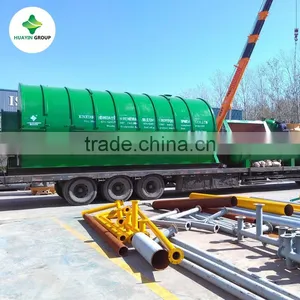 10kg-30T Waste Tyre/Plastics Recycling Machine Pyrolysis Plant To Diesel To Make Electricity thumbnail-2