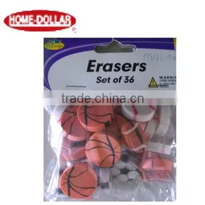 Volleyball Basketball Football Eraser Sets thumbnail-1
