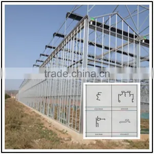 Hollowing Section Aluminum Profiles for Constructing Greenhouse thumbnail-1