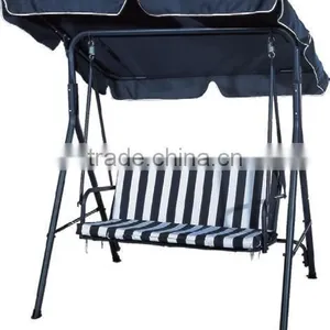 264002 Outdoor Garden Patio 2 Seaters Hammock Swings Chairs With Canopy thumbnail-1