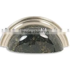 Cup Pull-VU-BN Granite Pull Cup Pull Brushed Nickel for Kitchen and Bathroom thumbnail-1