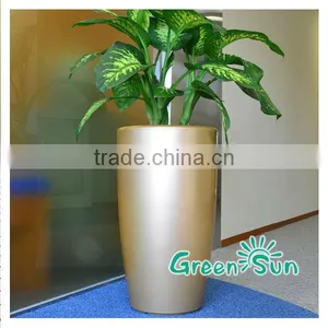 LQ3561 ABS Flower Design Planter,large Plastic Planters,cheap Plastic Planters thumbnail-2