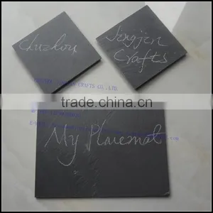 2017 Trendy European Style Personized Handmade Natural Wholesale Slate Coaster thumbnail-5