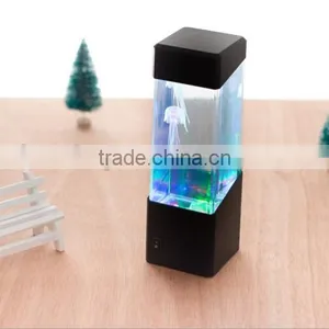 LED Colorful Crystal Glass Lamp, Jellyfish Lamp/ Volcano Light/Flash Jelly Lamp thumbnail-3