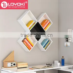 Hot Sale Wall Storage Wall Organizer MDF Square Mount Cube Shelf for DIY Home Decoration thumbnail-2