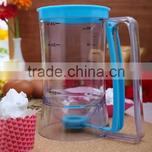 New Design Pancake Cake Batter Dispenser/Plastic Cupcake Batter Dispenser With Measuring thumbnail-2