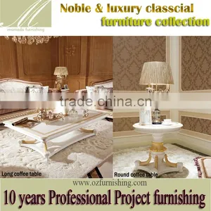 YB62 Luxury Sofa Set New Designs Italian Antique Style Sofa Classic Living Room White Wooden Frame Fabric Furniture thumbnail-4