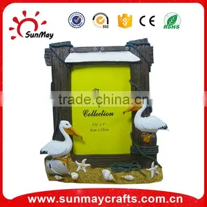 Polyresin 6" Picture Frame With Seashell thumbnail-4