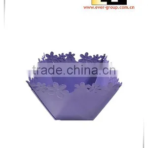Colourful Sqaure Metal Flower Pot Flower Bucket thumbnail-6