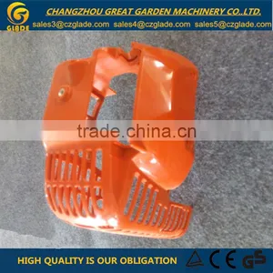 Orange Gasoline Grass Cutter Parts Engine Cover Plastic Garden Tools Parts thumbnail-1