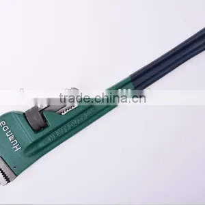 American Type Carbon Steel Heavy Pipe Wrench (with Plastic Handle) thumbnail-1