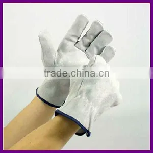 Cow Split Safety Leather Gloves/driver Gloves ZMR209 thumbnail-1