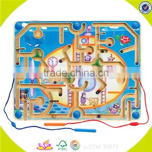 Wholesale Popular Kids Wooden Toy Maze Top Fashion Children Wooden Toy Maze W11H013 thumbnail-1