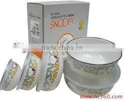 3PCS 5pcs Enamel Storage Bowl Mixing Bowl Salad Bowl thumbnail-6