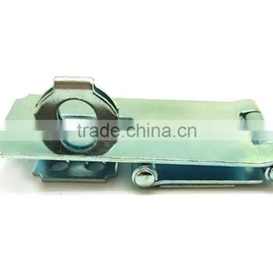 Popular 4" Garage Door Steel Padlock Clasp Hasp and Staple, Regular Hasps and Staple thumbnail-2