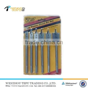6PCS WOOD FLAT BIT SET thumbnail-1